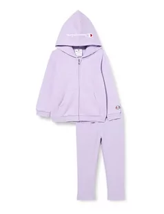 Champion Legacy Legacy American Classics TD - Ultralight Powerblend Fleece Hooded Completo, Jasny Fioletowy, 2 lata Bimba 0-24 FW23, Viola Chiaro - Odzież sportowa dziecięca - miniaturka - grafika 1