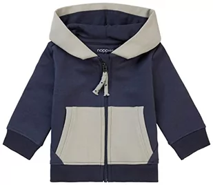Noppies Baby Niemowlęta chłopcy kardigan Moultrie Long Sleeve kurtka dzianinowa, India Ink-N043, 62, India Ink - N043, 62 - Swetry damskie - miniaturka - grafika 1