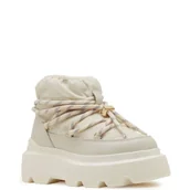 Śniegowce damskie - INUIKII Śniegowce ENDURANCE PUFFER | z dodatkiem skóry - miniaturka - grafika 1