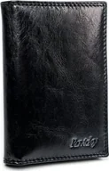 Etui na dokumenty i karty - Rovicky Etui na karte skórzane N1912-RVTK Black Nie dotyczy - miniaturka - grafika 1