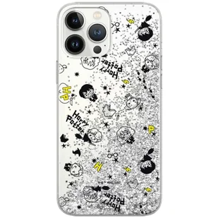 ERT GROUP etui na telefon Apple Iphone XS, case oryginalny i oficjalnie licencjonowany przez Harry Potter, wzór 027, optymalnie dopasowane, z efektem płynnego brokatu - Etui i futerały do telefonów - miniaturka - grafika 1