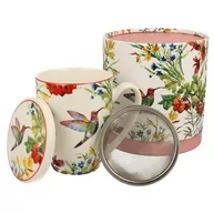 Kubki - Duo FLOWER KUBEK Z ZAPARZACZEM 320 ML LINNEA PORCELANA 5902693912545 - miniaturka - grafika 1