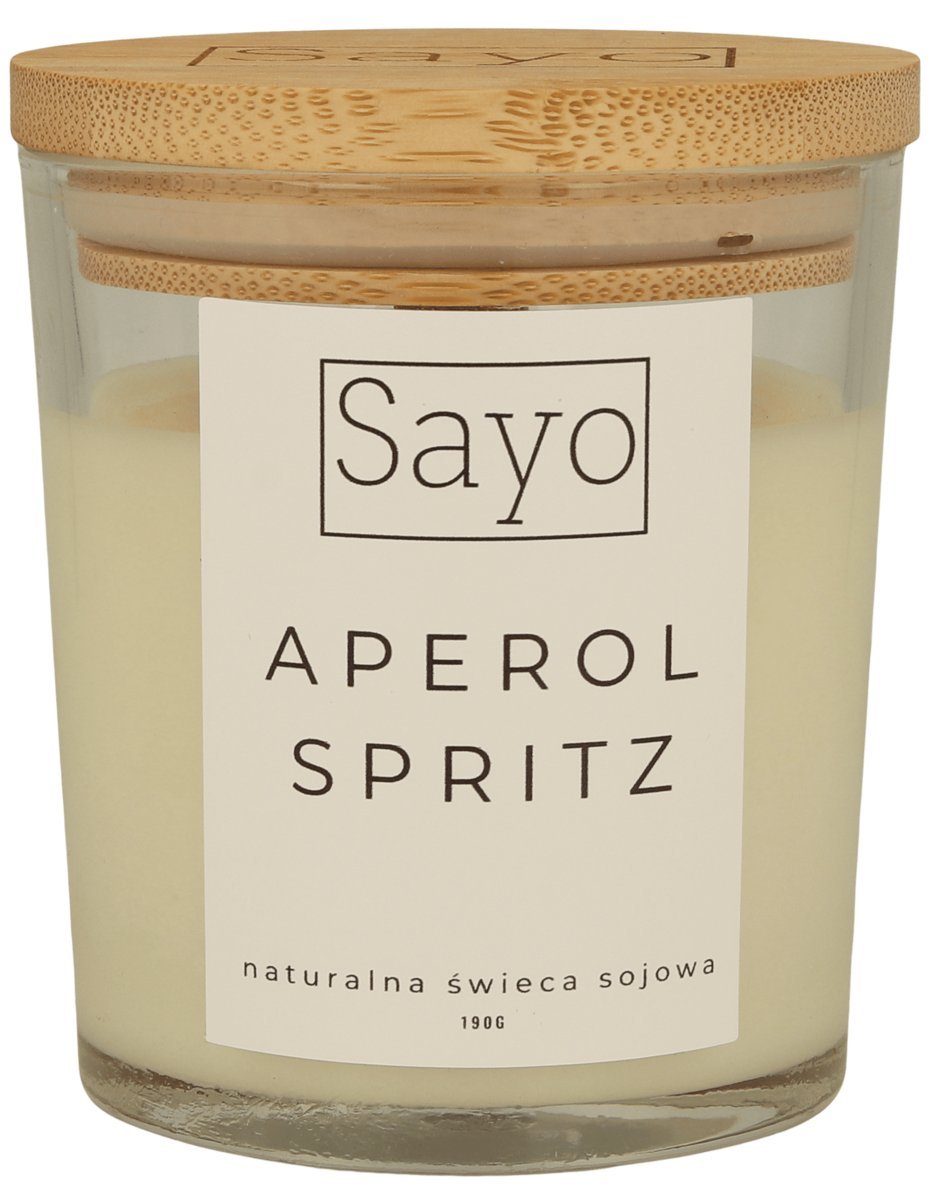 APEROL SPRITZ ŚWIECA SOJOWA ZAPACHOWA SAYO