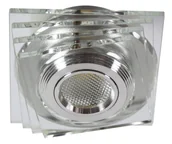 Oprawy, klosze i abażury - SS-32 LED oprawa sufitowa do zabudowy kwadratowa przeźroczysta 2228808 - miniaturka - grafika 1