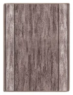 Dywany - Chodnik Nowoczesny Rama Drewno Taupe - miniaturka - grafika 1