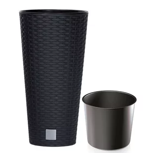 Prosperplast RATO TUBUS 200mm ANTRACYT (S433) PDRTUS200-S433 [2443067] - Donice - miniaturka - grafika 1