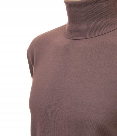 Sweter z golfem golf męski z kaszmiru i wełny merynosów kaszmirowy L m.357