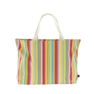 Torby i wózki na zakupy - Torba na zakupy Lifestyle Canvas Shopper 40x60 wielokolorowy frotte 100% bawełna Cawoe - miniaturka - grafika 1
