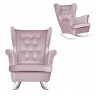 Fotele - Fotel uszak bujany skandynawski Diana Family Meble - miniaturka - grafika 1