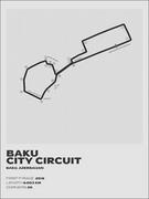 Plakaty - Red bull ring, Baku, gray - plakat Wymiar do wyboru: 30x40 cm - miniaturka - grafika 1
