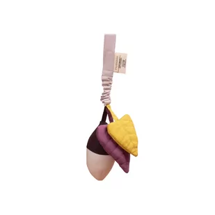 FILIBABBA Filibabba Zawieszka sensoryczna Acorn Plum - Zawieszki dla dzieci i niemowląt - miniaturka - grafika 1