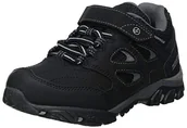 Buty dla chłopców - Regatta Unisex dziecięce Chaussures Techniques De Marche Junior Basses Holcombe V buty trekkingowe, Czarny granit - 28 EU - miniaturka - grafika 1