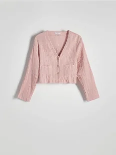 Reserved - Muślinowa koszula - koralowy - Moda i Uroda OUTLET - miniaturka - grafika 1