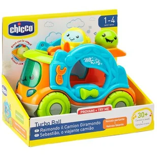Zabawka edukacyjna CHICCO Turbo Ball Rolling Truck 00010852000000 - Zabawki interaktywne dla dzieci - miniaturka - grafika 1
