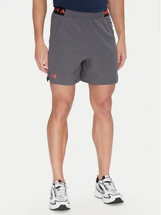 Under Armour Szorty sportowe Vanish Woven 6in 1373718 Szary Regular Fit - Spodenki męskie - miniaturka - grafika 1