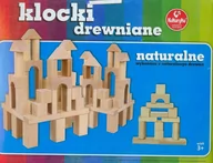 Klocki - Kukuryku drewniane naturalne - miniaturka - grafika 1