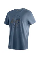 Koszulki męskie - Maier Sports Dieter Print męska koszulka funkcyjna, koszulka rekreacyjna z nadrukiem, krój Regular Fit - miniaturka - grafika 1