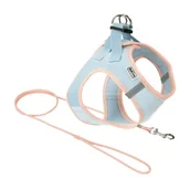 Smycze dla psów - AniOne Pepe&Kitty puppy set blue & apricot XXXS - miniaturka - grafika 1