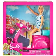 Lalki dla dziewczynek - Mattel Lalka skuter - miniaturka - grafika 1