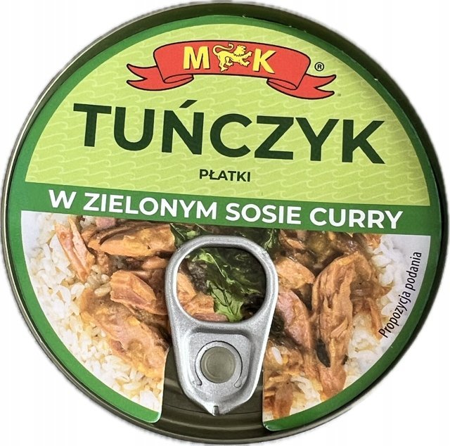 Tuńczyk Płatki W Zielonym Sosie Curry 150g MK