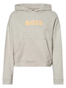 BOSS - Damska bluza z kapturem C_Eshina, szary - Bluzy damskie - miniaturka - grafika 1