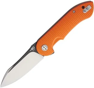 Nóż składany Bestech Torpedo Orange G10, Black Stonewashed / Satin D2 (BG17D-2) - Noże - miniaturka - grafika 1