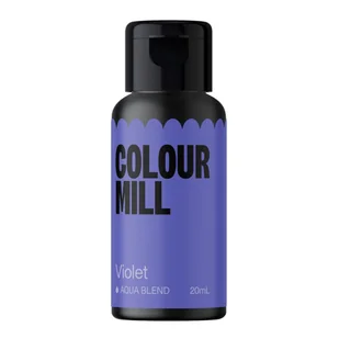 Barwnik spożywczy wodny Colour Mill Violet - FIOLETOWY 20ml - Dodatki do ciast w proszku - miniaturka - grafika 1