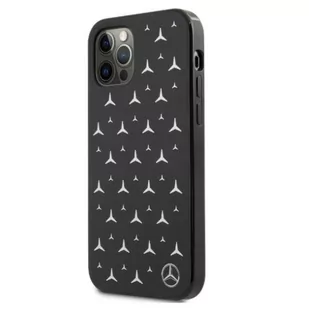 Mercedes MEHCP12LESPBK iPhone 12 Pro Max 6,7" czarny/black hardcase Silver Stars Pattern - Etui i futerały do telefonów - miniaturka - grafika 2