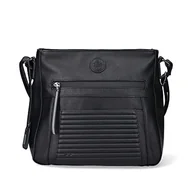 Torebki damskie - Rieker Women's H1481 torba na ramię, czarna - miniaturka - grafika 1
