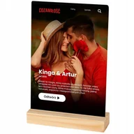 Ramki na zdjęcia - RAMKA SZKŁO PLEKSI WASZE ZDJĘCIE NETFLIX PREZENT WALENTYNKI DZIEŃ KOBIET Z6 - miniaturka - grafika 1