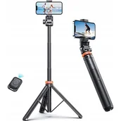 Selfie stick - Selfie stick tripod Tech-Protect statyw + pilot na telefon na, z bluetooth - miniaturka - grafika 1