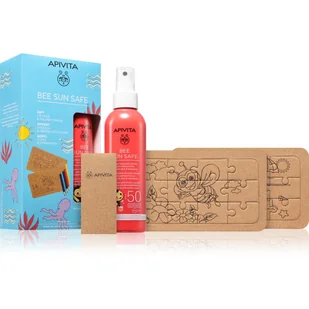 Apivita Bee Sun Safe Kids Gift Set zestaw upominkowy do opalania SPF 50 - Kosmetyki kąpielowe dla dzieci - miniaturka - grafika 1