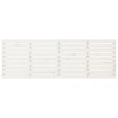 Inne meble do sypialni - Wezgłowie łóżka, białe, 166x3x63 cm, lite drewno sosnowe Lumarko - miniaturka - grafika 1