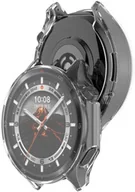 Akcesoria do smartwatchy - Bizon Etui z osłoną ekranu Case Watch Felipe do OnePlus Watch 3 / Oppo Watch X2, przeźroczyste - miniaturka - grafika 1