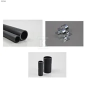 Piorunochrony - Elektroplast Rura sztywna RSO odgromowa 20/14 szara 1000 N, długość 3MB ( 2 szt) + złączka prosta sztywna ZPSO odgromowa 26/20 szara ( 1 szt) + uchwyt do rury - miniaturka - grafika 1