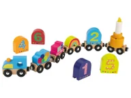 Pociągi dla dzieci - Lupilu Kolejka Urodzinowy Pociąg / Zwierzątka Naprężenie rozciągające - miniaturka - grafika 1