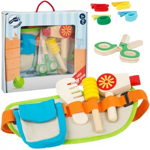 Small Foot 11050 Frisiergürtel mit reichhaltigem Zubehör, für Kinder ab 3 Jahren Spielzeug, Mehrfarbig 11050 - Zabawki kreatywne - miniaturka - grafika 1