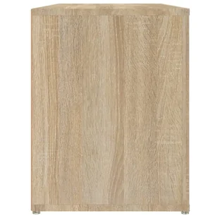 Półka na buty, dąb sonoma, 100x35x45cm, materiał drewnopochodny - Szafki na buty - miniaturka - grafika 7