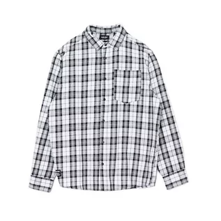Koszule męskie - Cropp - Czarno-biała koszula w kratę - Czarny - grafika 1