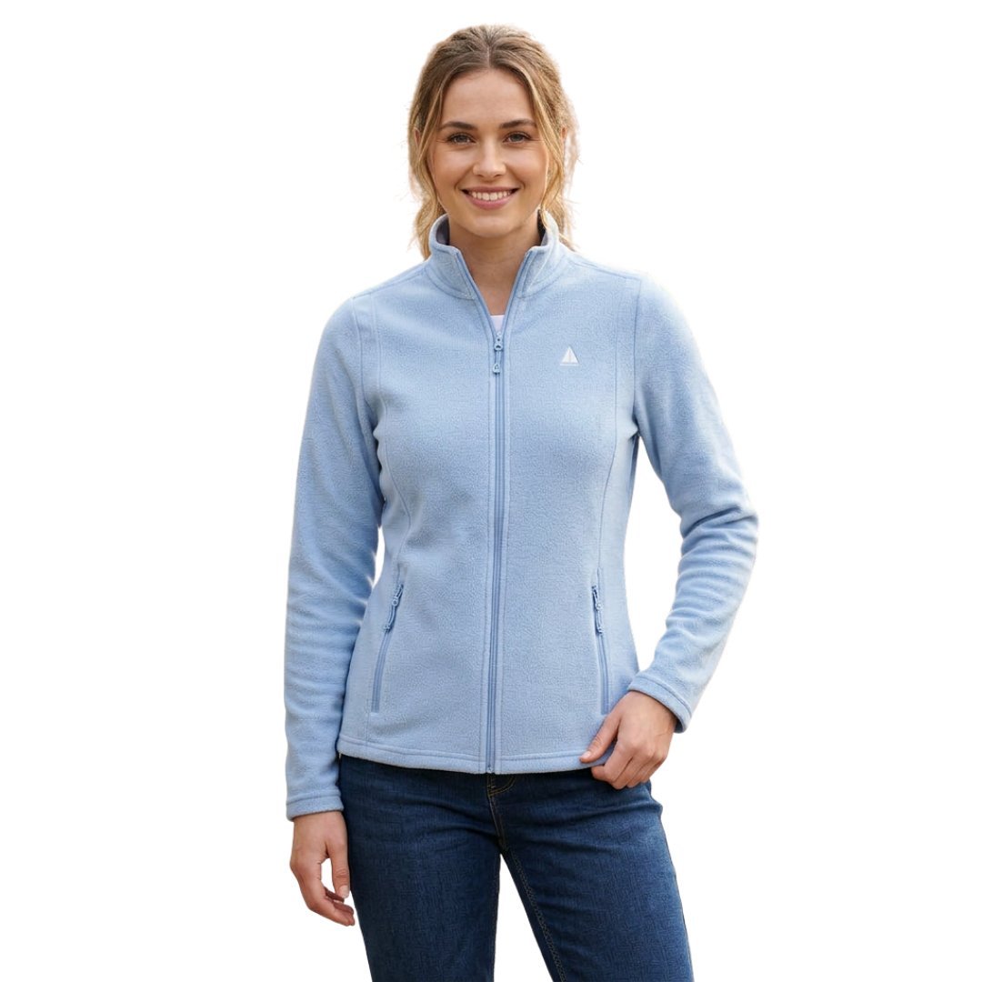 Polar DAMSKI rozpinany baby blue PRZEJŚCIOWY bluza trekkingowa OUTDOOR XL