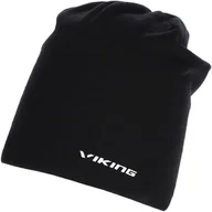 Czapki damskie - Czapka z wełny merino Viking Mundo 09 Czarna - miniaturka - grafika 1