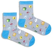 Skarpetki dla dzieci - Skarpetki dziecięce bawełniane z grafiką gry Super Mario Milena - miniaturka - grafika 1