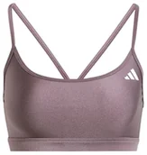 Biustonosze - adidas Damski biustonosz treningowy Aeroreact Light Support Błyszczący biustonosz, XXS B - miniaturka - grafika 1