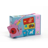 Puzzle - Djeco - Puzzle duo KSZTAŁTY I ZWIERZĘTA - miniaturka - grafika 1