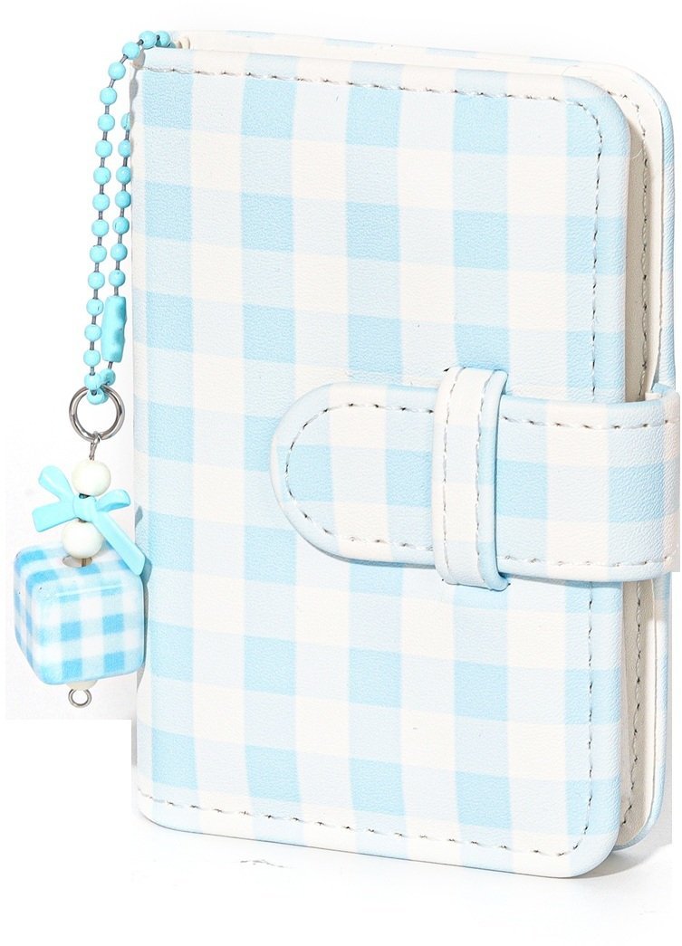 LoveInstant Kieszeniowy Album Na 28 Zdjęcia Instax Mini 12 40 11 99 41 Evo Liplay Zink / Kratka / Niebieski