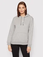 Bluzy damskie - Adidas Bluza adicolor Essentials Fleece HF7504 Szary Regular Fit - miniaturka - grafika 1