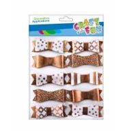 Pozostałe akcesoria dla plastyków - Craft with Fun Ozdoba dekoracyjna Pap samoprzylepna Kokard 12szt Brok 12/14 - miniaturka - grafika 1