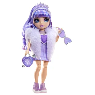 Rainbow High Creative Crystals Fashion Doll- Violet - Lalki dla dziewczynek - miniaturka - grafika 1