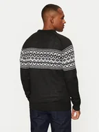 Swetry męskie - Brave Soul Sweter MK-517ERICKSON Czarny Regular Fit - miniaturka - grafika 1