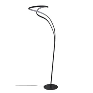 Lampy stojące - Podłogowa lampa glamour TWIST AZ5737 Azzardo LED 30W 3000K czarny - miniaturka - grafika 1